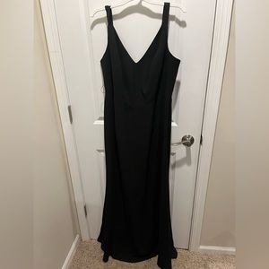 Bridesmaid dress. Black. Size 16. WHITE by Vera Wang.
